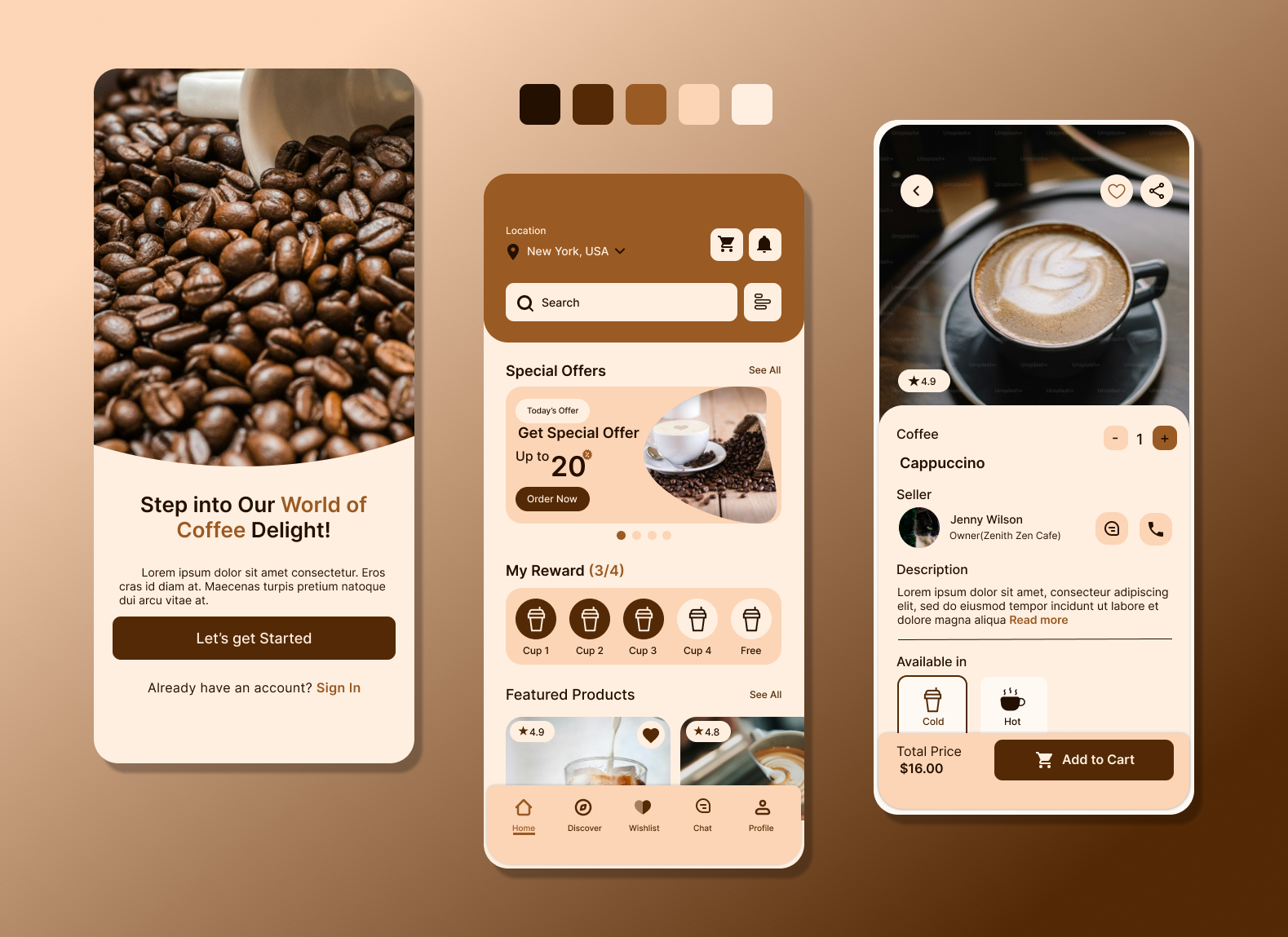 UI/UX showcase 4
