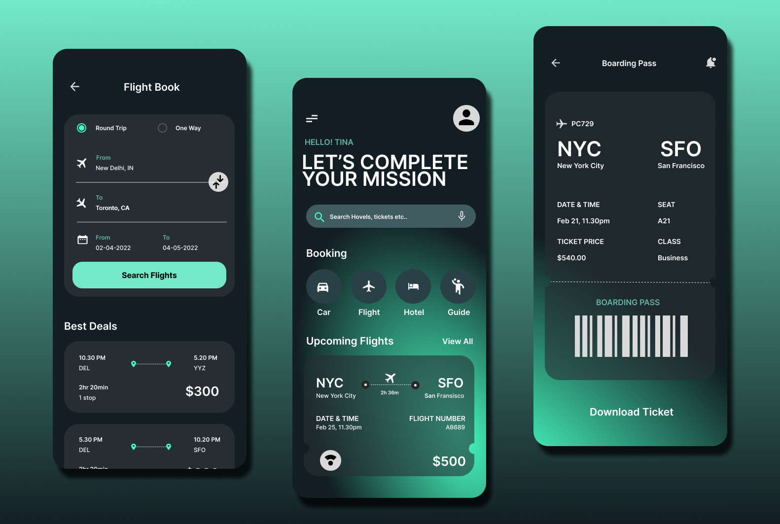 UI/UX showcase 5